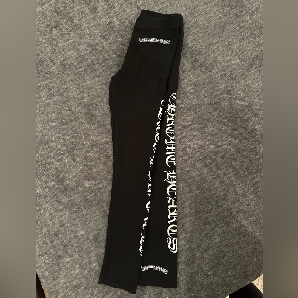 Black CHROME HEARTS leggings
